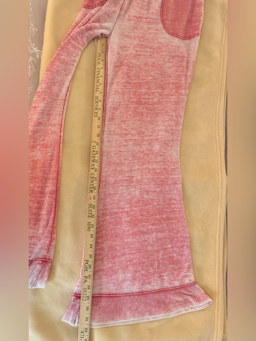 Free People Intimately Cozy Girl Lounge Pants in Rebel Red - Size Medium - Picture 14 of 15
